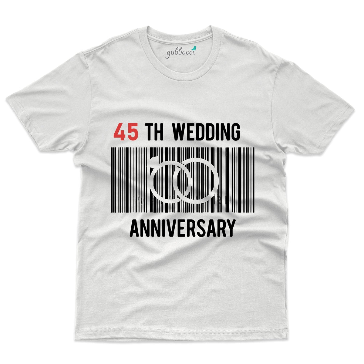 45th Anniversary T Shirt 45th Anniversary Collection Gubbacci