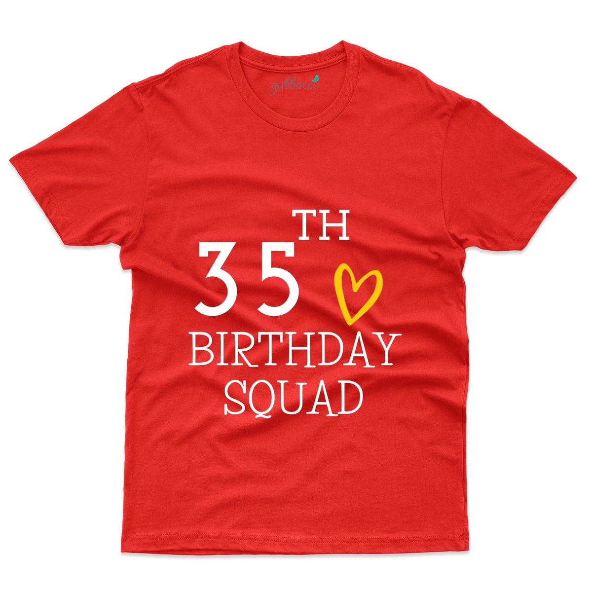 Birthday Squad T Shirt 35th Birthday Collection Gubbacci