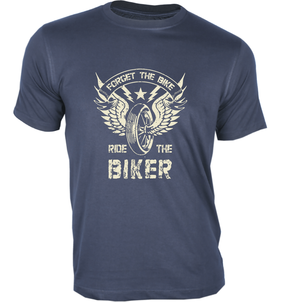 Forget Bike Ride The Rider T Shirt Bikers Collection Gubbacci