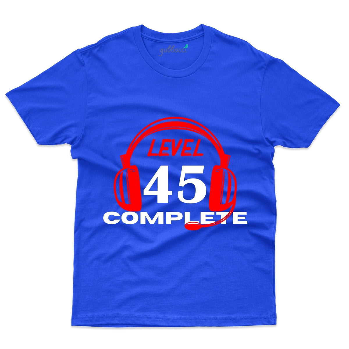 Level 45 Completed T Shirt 45th Anniversary T Shirt Collection Gubbacci