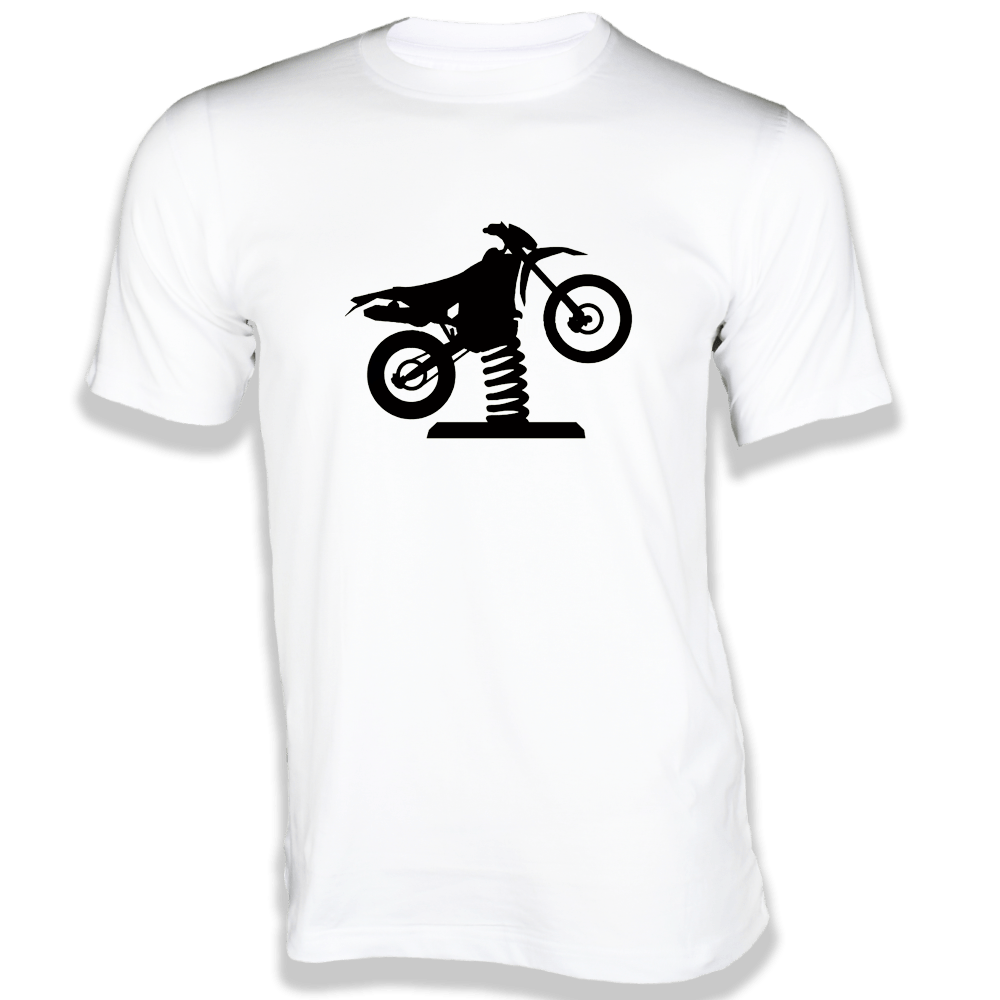 Mens Jumping Bike T Shirt Bikers Collection Gubbacci