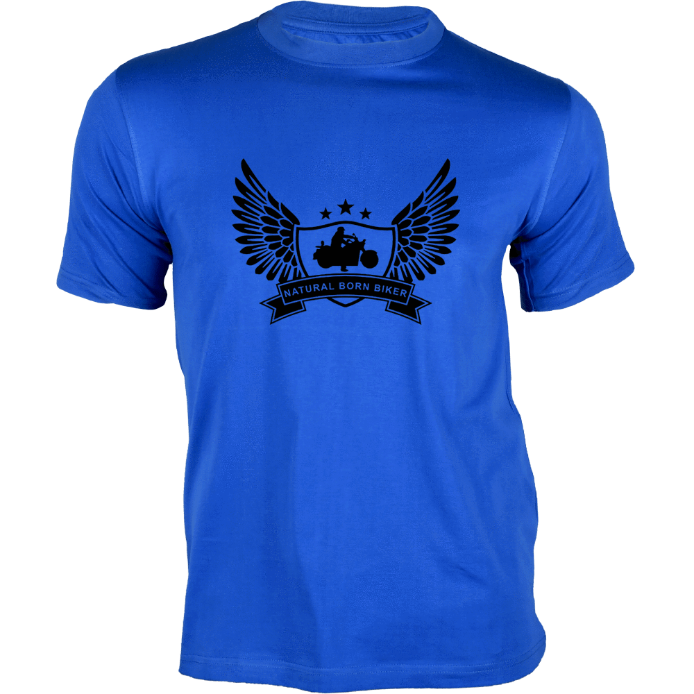 Natural Born Biker T Shirt Bikers Collection Gubbacci