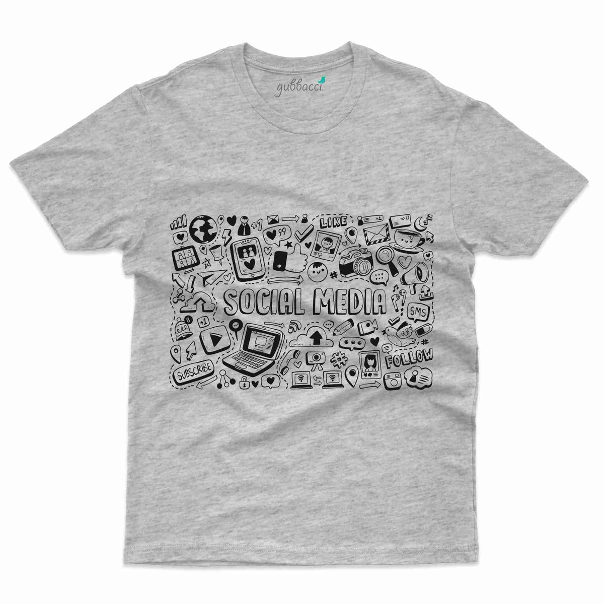 Social T Shirt Doodle Collection Gubbacci