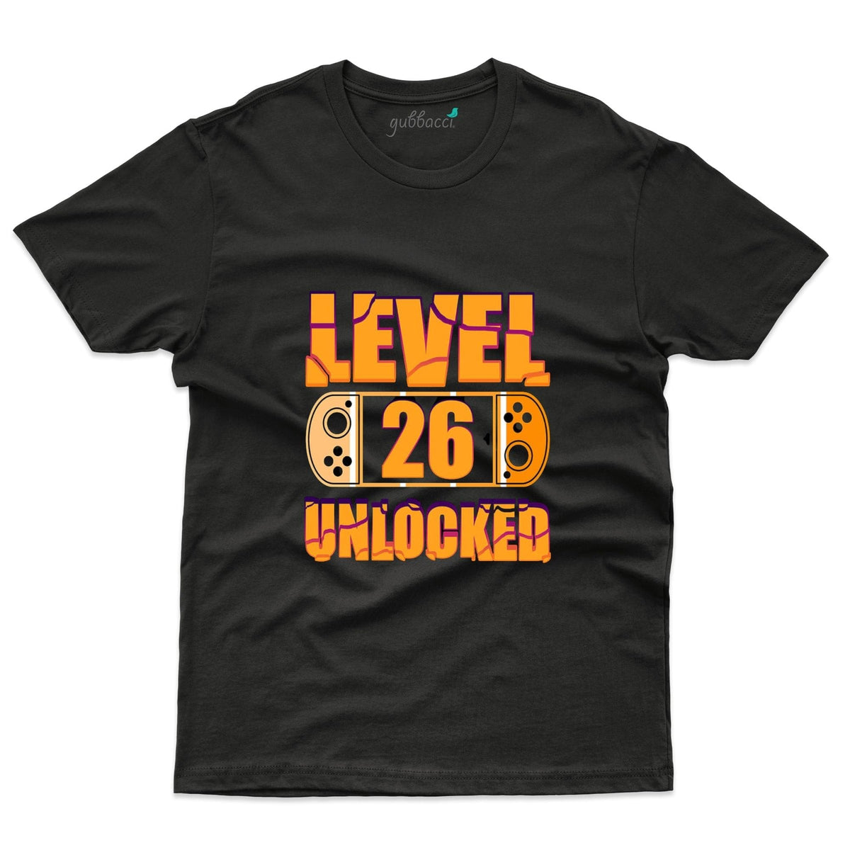 Unisex Level Unlocked 26 T Shirts 26th Birthday Collection Gubbacci