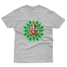 Peacock Ganesha T-Shirt - Ganesh Chaturthi Collection