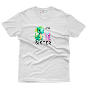 Little Sister Design T-Shirt - Raksha Bandhan T-Shirt