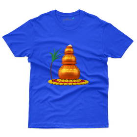 Pongal Pots Design T-Shirt - Sankranti and Pongal Collection