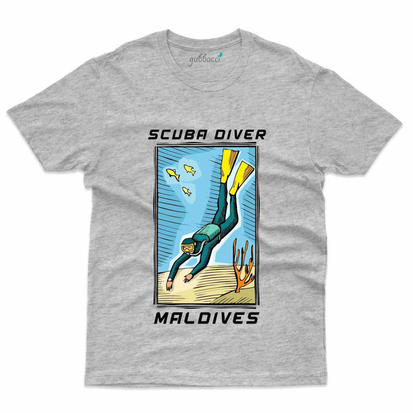 Scuba Diver T-Shirt - Maldives Collection - Gubbacci