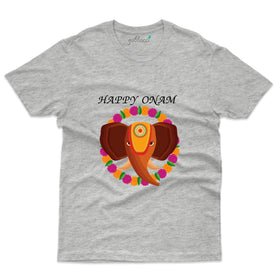 Elephant Design Onam Tee -  Onam T-Shirt Design Collection