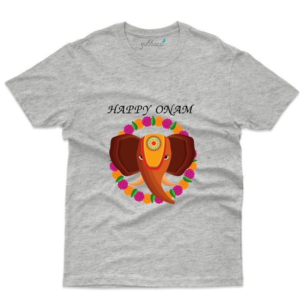 Gubbacci Apparel - Elephant Design Onam Tee -  Onam T-Shirt Design Collection