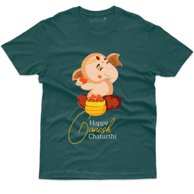 Happy Ganesh Chaturthi T-Shirt - Ganesh Chaturthi Collection