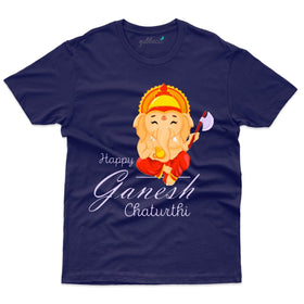 Unisex Happy Ganesh Chaturthi Tee - Ganpathi T-Shirt Design