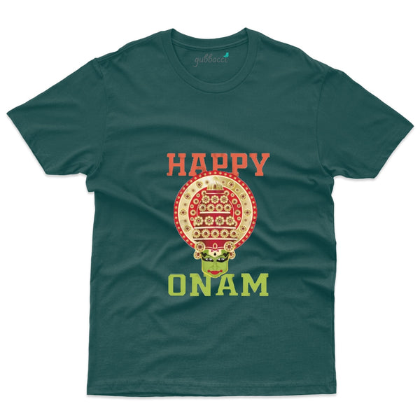 Gubbacci Apparel - Vibrant Happy Onam T-Shirt - Onam T-Shirt Design Collection