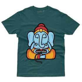 Video Gamer Ganpathi Design T-Shirt - Ganesh Design T-Shirt