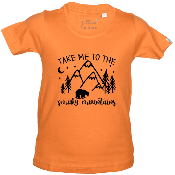 Gubbacci Apparel Kids Round Neck T-shirt 18 Take me to the Smoky Mountains