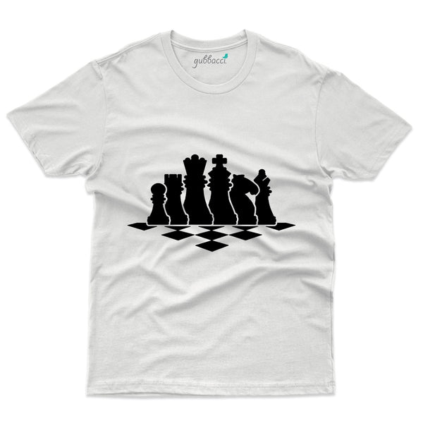 Black&White Chess T-Shirts - Chess Collection - Gubbacci-India