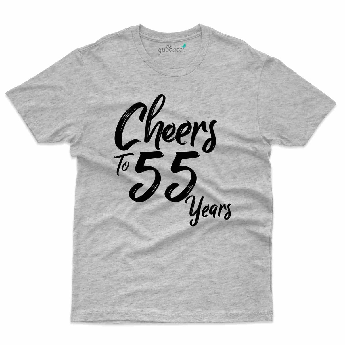 Cheers 55 T-Shirt - 55th Birthday Collection | Gubbacci