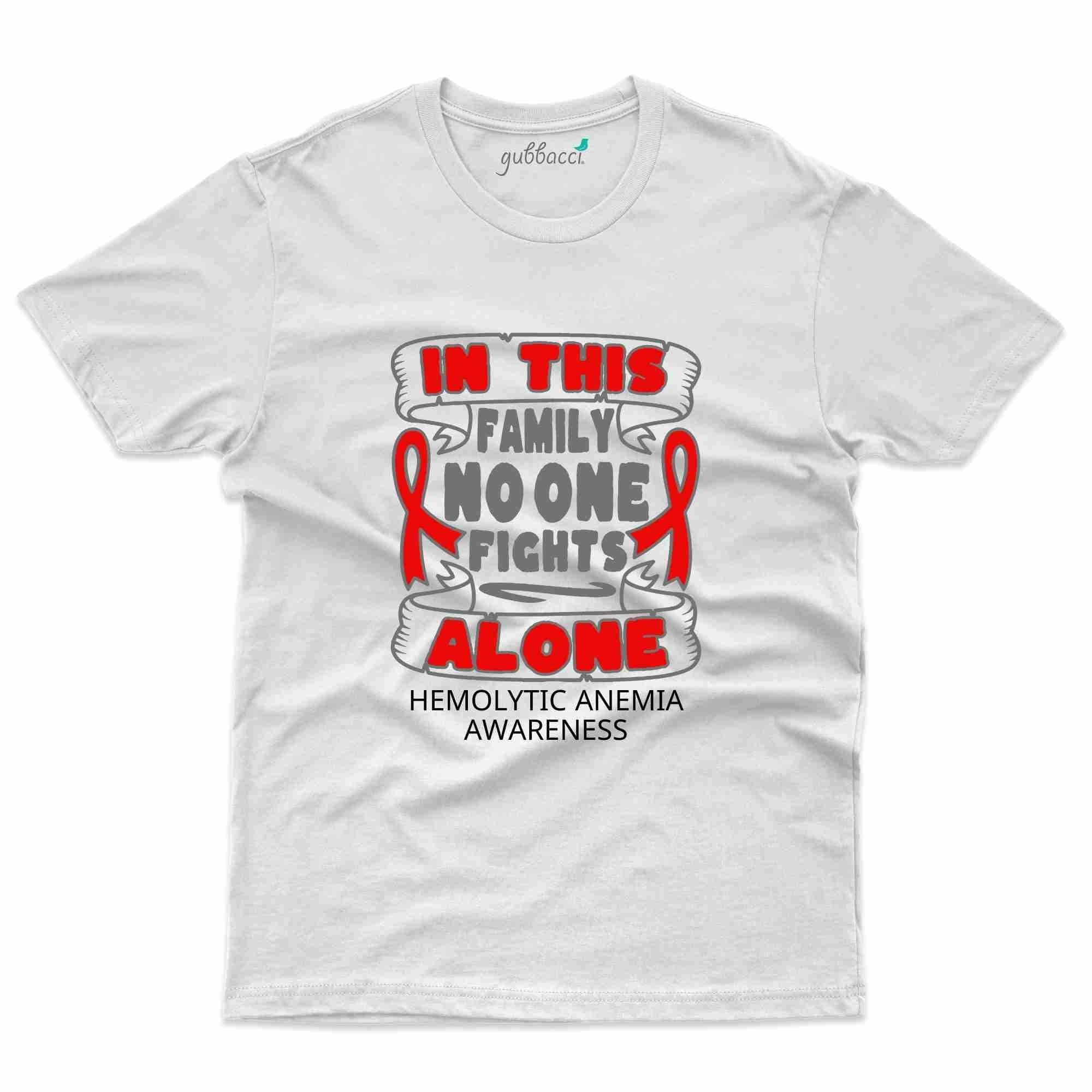 Fight Alone 2 T Shirt Hemolytic Anemia Collection Gubbacci