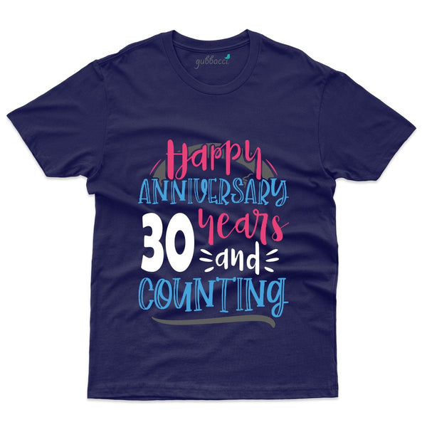 Happy Anniversary T-Shirt - 30th Anniversary Collection - Gubbacci-India