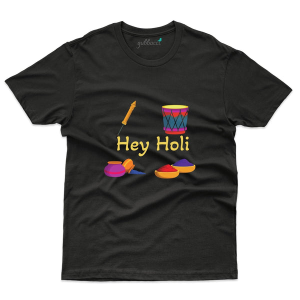 Hey Holi T-Shirt - Holi Collection - Gubbacci-India