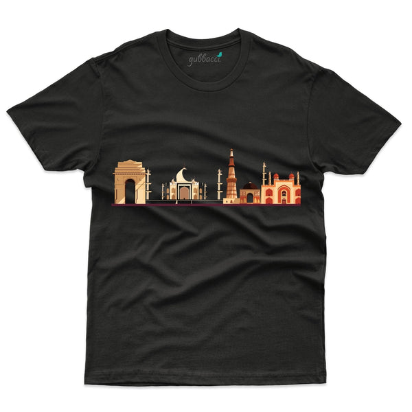 Gubbacci Apparel T-shirt XS India Iconic Buildings T-shirt  - Independence day Collection Buy India Iconic Buildings T-shirt - Independence day Collection