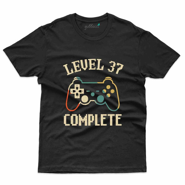 Level 37 Complete 2 T-Shirt - 37th Birthday Collection - Gubbacci-India