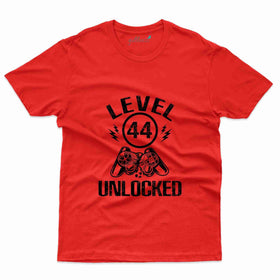 Level 44 Unlocked T-Shirt - 44th Birthday Collection