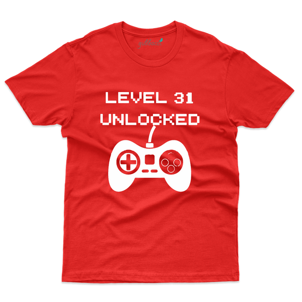 Level Unlocked  T-Shirts - 31st Birthday Collection - Gubbacci-India