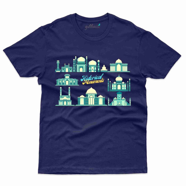 Monuments T-Shirt - Doodle Collection - Gubbacci-India