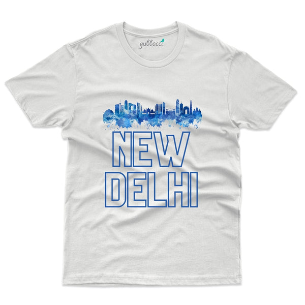 New Delhi City T-Shirt - Skyline Collection - Gubbacci-India